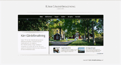 Desktop Screenshot of karrgardsforvaltning.se